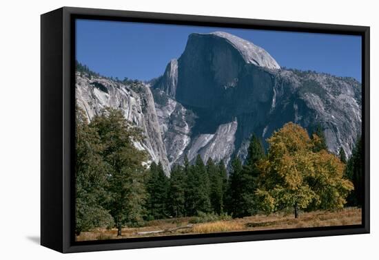 View of Half Dome from Valley Floor, California-Dean Conger-Framed Premier Image Canvas