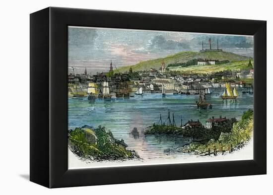 View of Halifax, Nova Scotia, C1870-null-Framed Premier Image Canvas