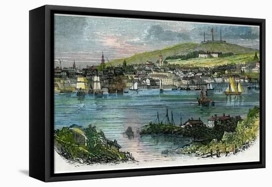 View of Halifax, Nova Scotia, C1870-null-Framed Premier Image Canvas