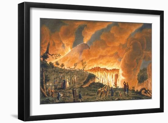 View of Hamilton Escorting their Sicilian Majesties on 11th May 1771-Pietro Fabris-Framed Giclee Print