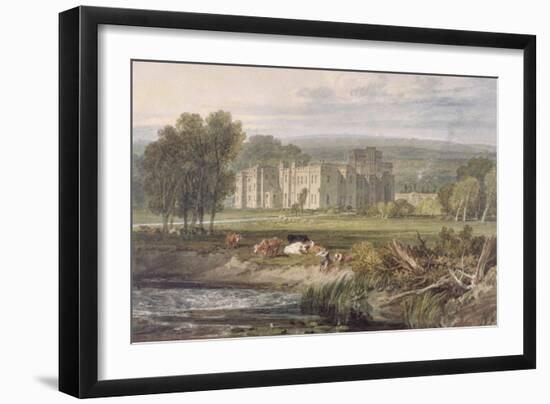 View of Hampton Court, Herefordshire, from the South-East, C.1806 (W/C over Graphite on Wove Paper)-J. M. W. Turner-Framed Giclee Print