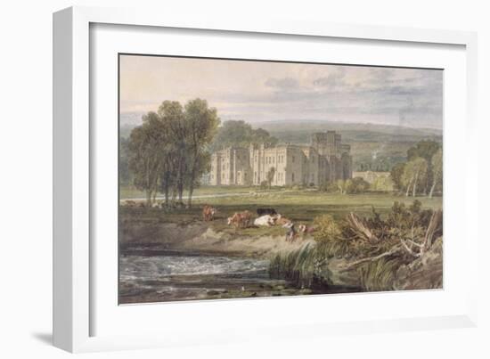 View of Hampton Court, Herefordshire, from the South-East, C.1806 (W/C over Graphite on Wove Paper)-J. M. W. Turner-Framed Giclee Print