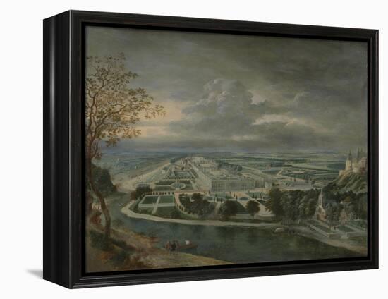 View of Hampton Court Palace-Jan Griffier-Framed Premier Image Canvas