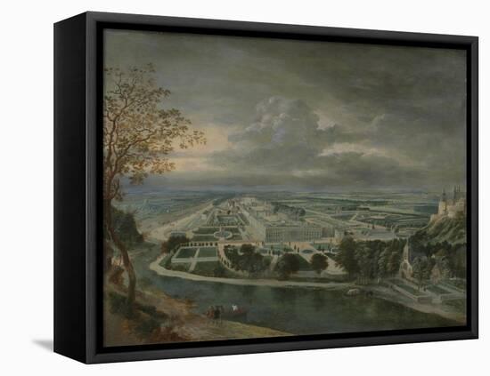 View of Hampton Court Palace-Jan Griffier-Framed Premier Image Canvas