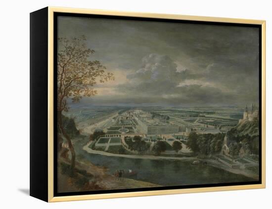 View of Hampton Court Palace-Jan Griffier-Framed Premier Image Canvas