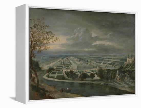 View of Hampton Court Palace-Jan Griffier-Framed Premier Image Canvas