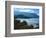 View of Hanalei Bay and Bali Hai from the Princeville Hotel, Kauai, Hawaii, USA-Charles Sleicher-Framed Photographic Print