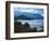 View of Hanalei Bay and Bali Hai from the Princeville Hotel, Kauai, Hawaii, USA-Charles Sleicher-Framed Photographic Print