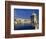 View of Harbor and Fortress Turret, Valletta, Malta-Robin Hill-Framed Photographic Print