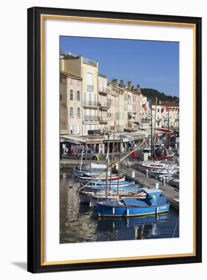 View of Harbour, Saint-Tropez, Var-Stuart Black-Framed Photographic Print