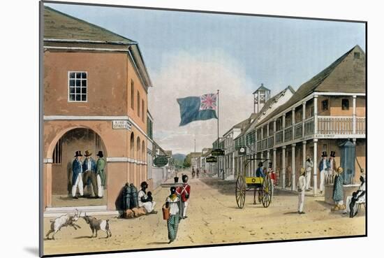 View of Harbour Street, Kingston, Jamaica-James Hakewill-Mounted Giclee Print