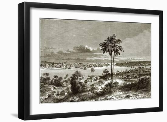 View of Havana, the Capital of Cuba-English-Framed Giclee Print