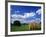 View of Hay Bales in Farm Field, Lexington, Kentucky, USA-Adam Jones-Framed Photographic Print