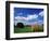 View of Hay Bales in Farm Field, Lexington, Kentucky, USA-Adam Jones-Framed Photographic Print