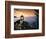 View of Heceta Head Lighthouse at Sunset, Oregon, USA-Stuart Westmorland-Framed Photographic Print