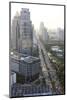 View of High Rise Buildings and Traffic Congestion on Rama Iv in Hazy Evening Light-Lee Frost-Mounted Photographic Print