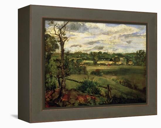 View of Highgate from Hampstead Heath, circa 1834-John Constable-Framed Premier Image Canvas