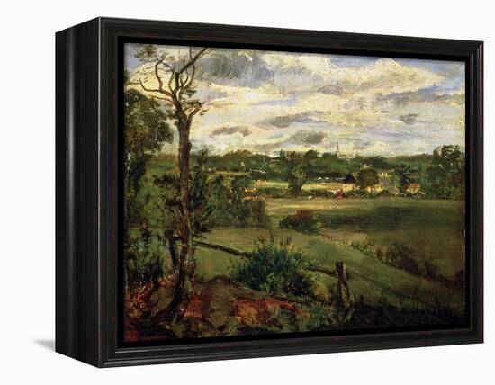 View of Highgate from Hampstead Heath, circa 1834-John Constable-Framed Premier Image Canvas