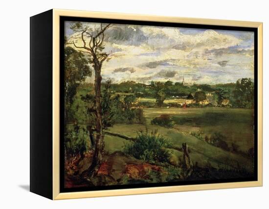 View of Highgate from Hampstead Heath, circa 1834-John Constable-Framed Premier Image Canvas