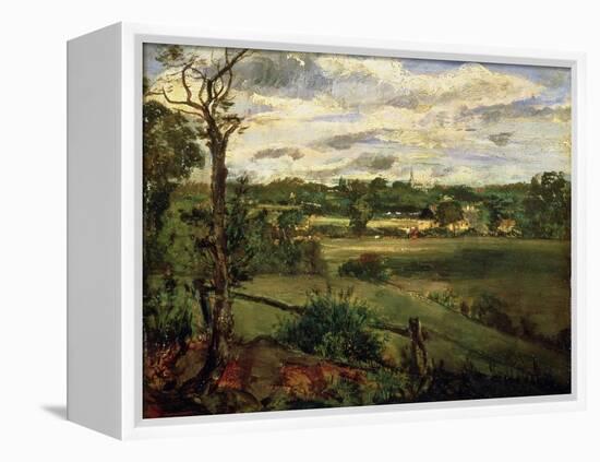 View of Highgate from Hampstead Heath, circa 1834-John Constable-Framed Premier Image Canvas