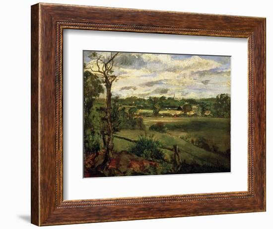 View of Highgate from Hampstead Heath, circa 1834-John Constable-Framed Giclee Print