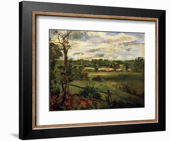 View of Highgate from Hampstead Heath, circa 1834-John Constable-Framed Giclee Print