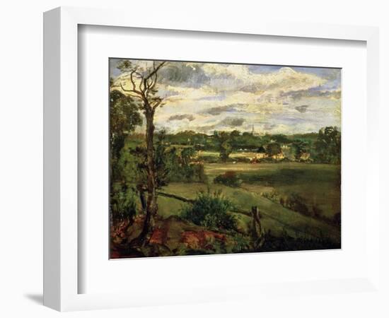 View of Highgate from Hampstead Heath, circa 1834-John Constable-Framed Giclee Print