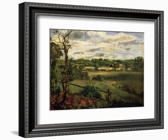 View of Highgate from Hampstead Heath, circa 1834-John Constable-Framed Giclee Print