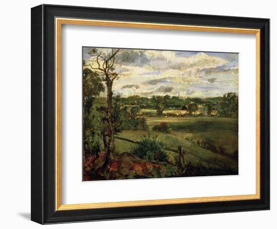 View of Highgate from Hampstead Heath, circa 1834-John Constable-Framed Premium Giclee Print