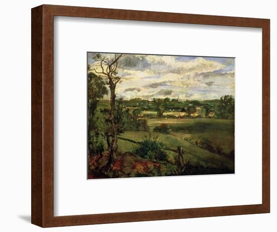 View of Highgate from Hampstead Heath, circa 1834-John Constable-Framed Premium Giclee Print