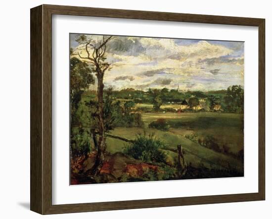 View of Highgate from Hampstead Heath, circa 1834-John Constable-Framed Giclee Print