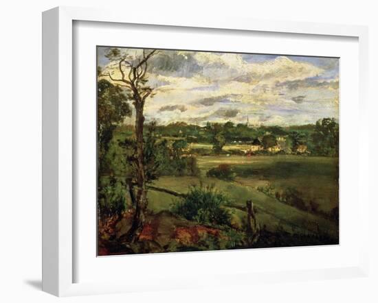 View of Highgate from Hampstead Heath, circa 1834-John Constable-Framed Giclee Print