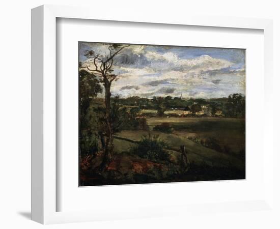 View of Highgate from Hampstead Heath, Early 19th Century-John Constable-Framed Giclee Print