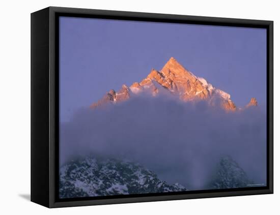 View of Himalayan Mountaintop-James Burke-Framed Premier Image Canvas