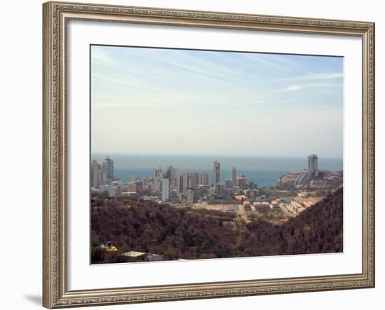 View of Holiday Condominiums, Santa Marta, Colombia, South America-Ethel Davies-Framed Photographic Print