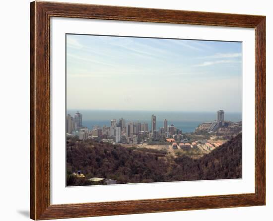 View of Holiday Condominiums, Santa Marta, Colombia, South America-Ethel Davies-Framed Photographic Print