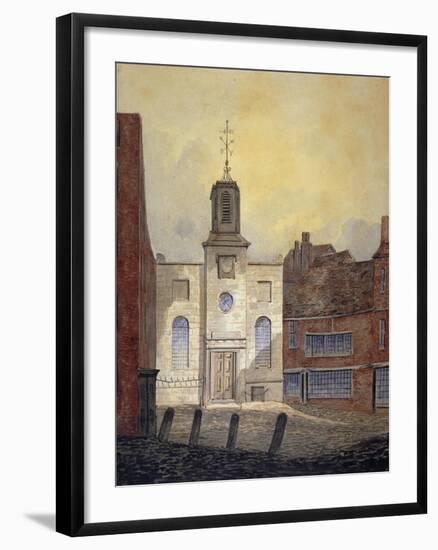 View of Holy Trinity Church, Minories, City of London, 1810-William Pearson-Framed Giclee Print