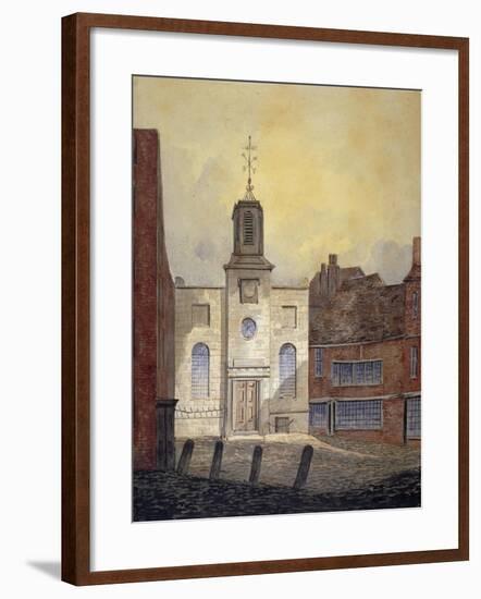 View of Holy Trinity Church, Minories, City of London, 1810-William Pearson-Framed Giclee Print