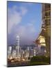 View of Hong Kong Island Skyline from Icc, Hong Kong, China-Ian Trower-Mounted Photographic Print