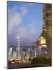 View of Hong Kong Island Skyline from Icc, Hong Kong, China-Ian Trower-Mounted Photographic Print
