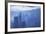 View of Hong Kong Island Skyline, Hong Kong, China, Asia-Ian Trower-Framed Photographic Print