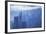 View of Hong Kong Island Skyline, Hong Kong, China, Asia-Ian Trower-Framed Photographic Print