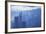 View of Hong Kong Island Skyline, Hong Kong, China, Asia-Ian Trower-Framed Photographic Print