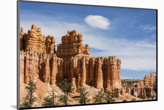 View of hoodoo formations from the Fairyland Trail in Bryce Canyon National Park, Utah, United Stat-Michael Nolan-Mounted Photographic Print