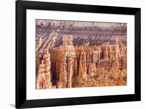 View of hoodoo formations from the Navajo Loop Trail in Bryce Canyon National Park, Utah, United St-Michael Nolan-Framed Photographic Print