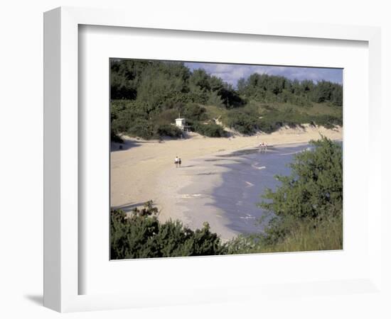 View of Horseshoe Bay, Bermuda, Caribbean-Robin Hill-Framed Photographic Print