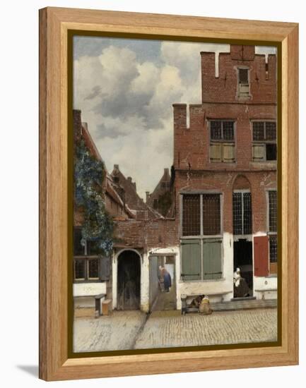 View of Houses in Delft, 1658-Johannes Vermeer-Framed Stretched Canvas