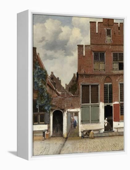 View of Houses in Delft, 1658-Johannes Vermeer-Framed Stretched Canvas