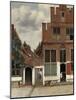 View of Houses in Delft, 1658-Johannes Vermeer-Mounted Art Print