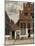 View of Houses in Delft, 1658-Johannes Vermeer-Mounted Art Print